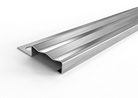 Профиль для защиты ступеней из нержавеющей стали ПУ 35-12