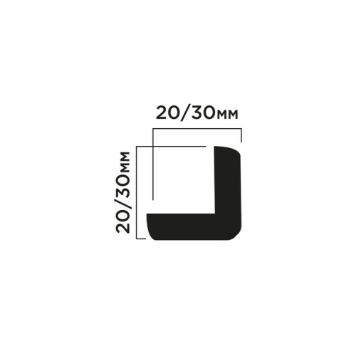 C30V1 Угол ПОЛИСТИРОЛ HI WOOD 30мм х 30мм х 2,0м.